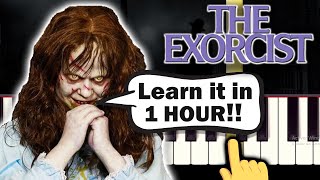 The Exorcist Theme - EASY Piano tutorial