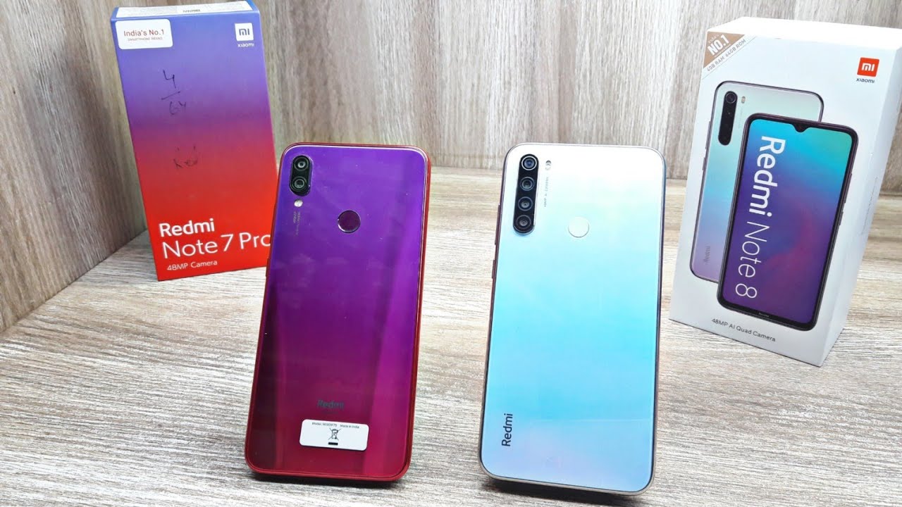 Luchtvaart vloot Algebraïsch Redmi Note 8 (White) vs Redmi Note 7 Pro (Red) - Which Should You Buy ? -  YouTube