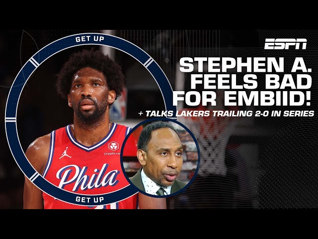 Stephen A. feels bad for Joel Embiid & believes Lakers are DONE in series vs. Nuggets 👀 | Get Up