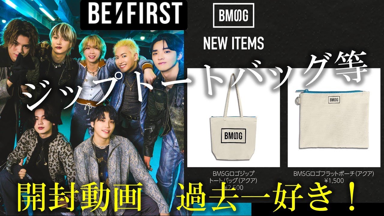 BMSG新グッズ「ジップトートバッグ」等とどいたので開封したら良すぎて