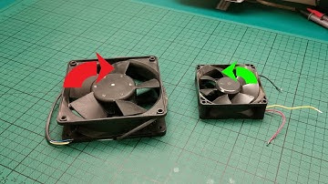 How to reverse the rotation direction of a brushless computer fan ↔️
