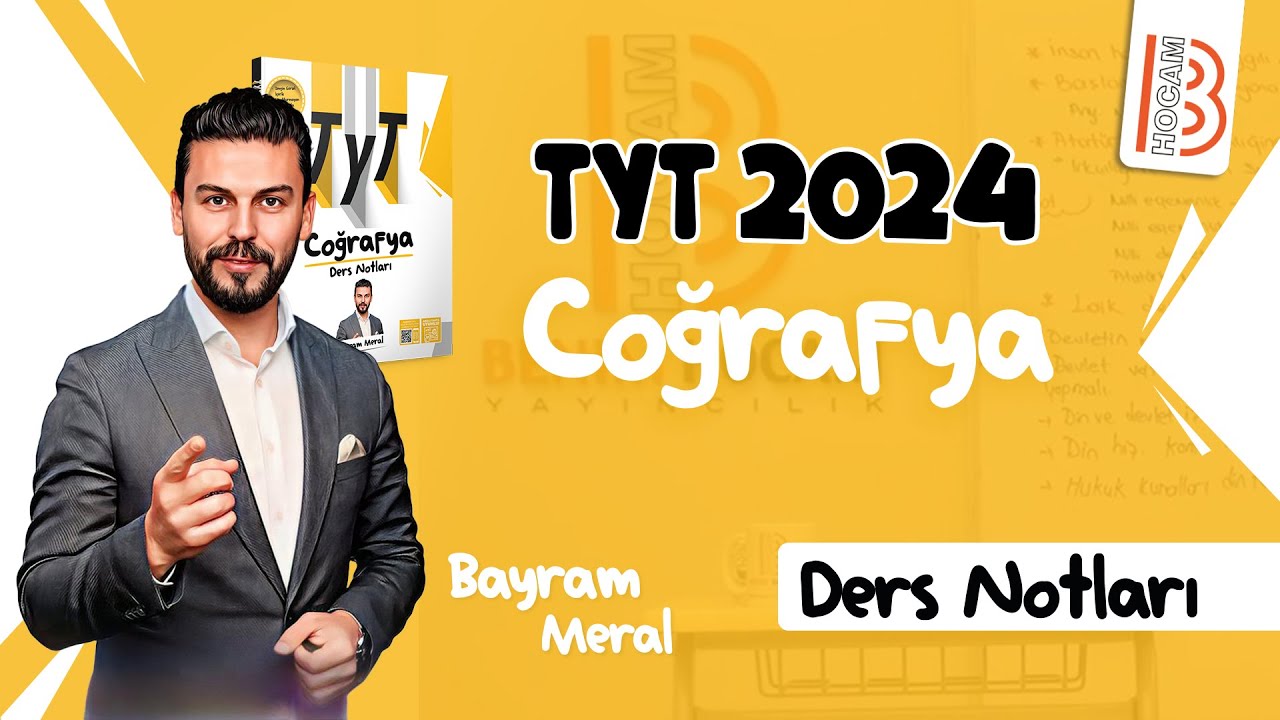 1) TYT Coğrafya - Doğal Sistemler Coğrafyanın Konusu, Bölümleri, Temel Prensipleri - Bayram MERAL