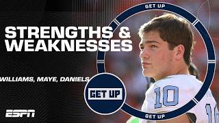 The biggest STRENGTHS & WEAKNESSES for the top NFL Draft QB prospects 👀 | Get Up