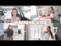 WEEKEND VLOG: prep for julia & hannah, gym, PO box haul, deep cleaning & more!