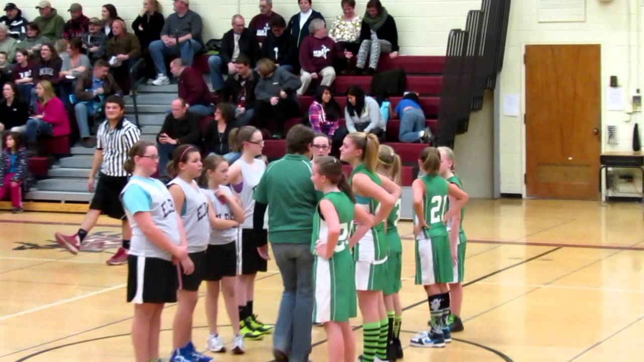 Video2 of 2 Girls Basketball! Elba and Pembroke New York YouTube