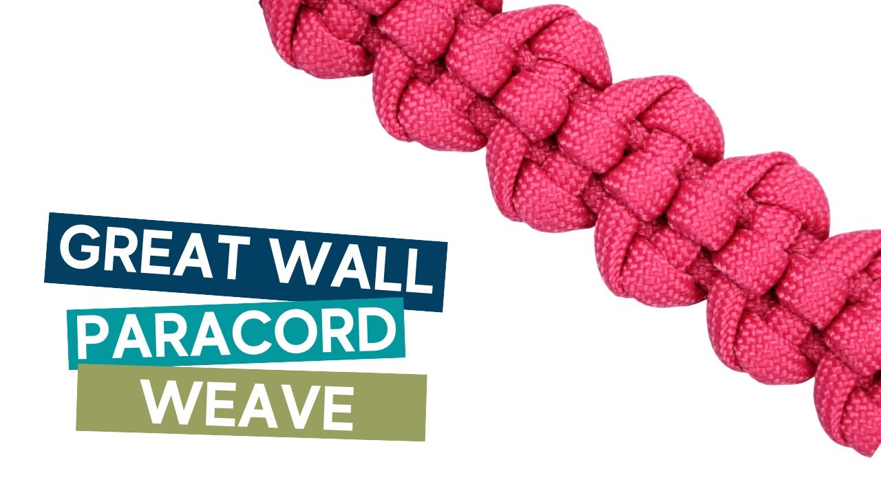 GREAT WALL KNOT PARACORD TUTORIAL YouTube