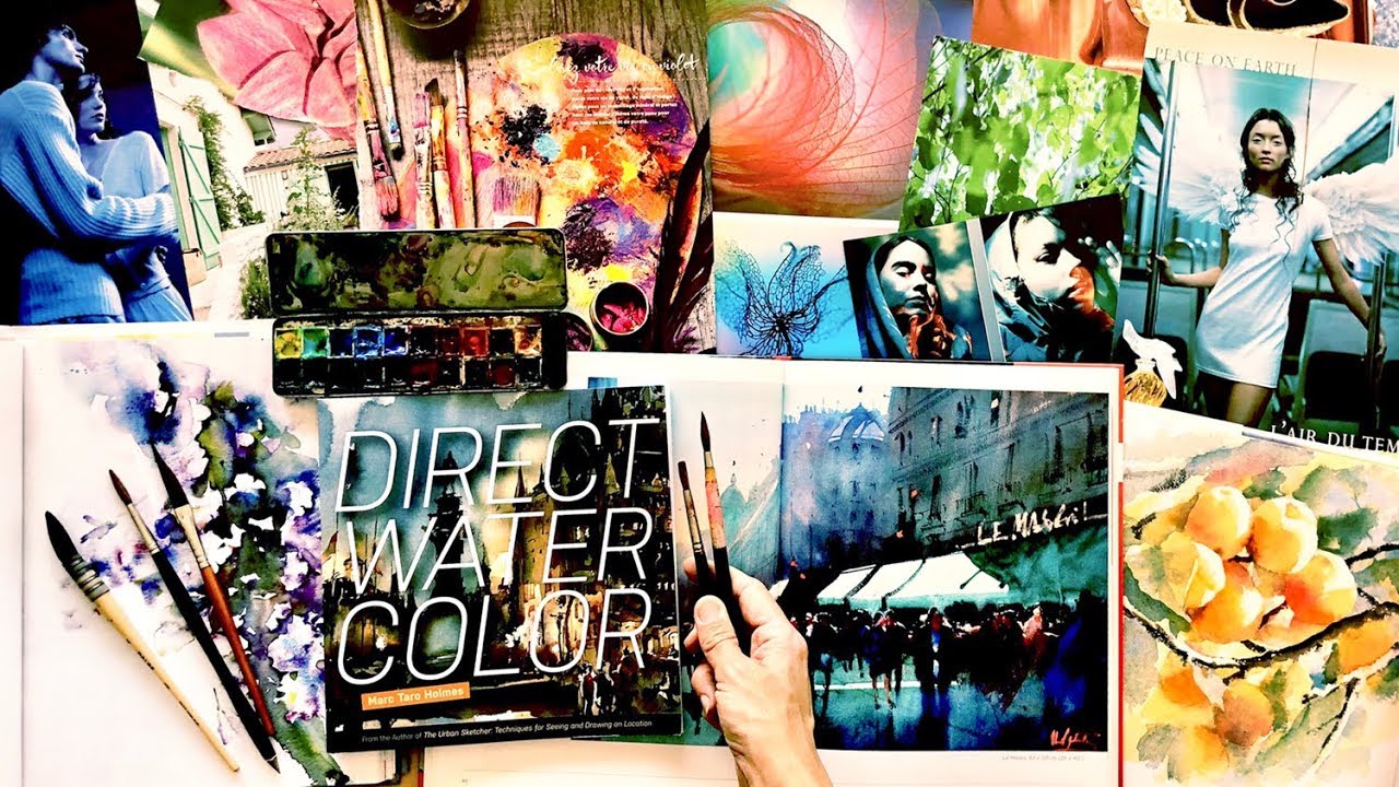 watercolor tutorial clouds Are you ready?!! 30x30 Direct Watercolor ✅ CHECK LIST 🤸♀️🏊♀️ ⛹️♂️