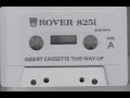 Rover - Rover 825i - Audio Handbook (Audio Cassette) (1987)