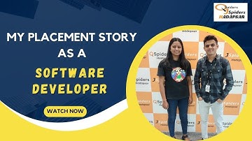 My placement story as a | Software Developer| with JSpiders Hadapsar...