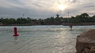 Typhoon Lagoon, empty wave pool 07112024