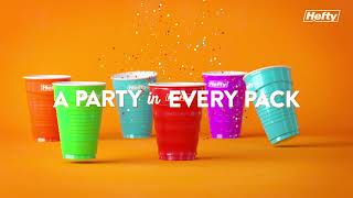 Hefty Everyday Color Party Cups 80 ct