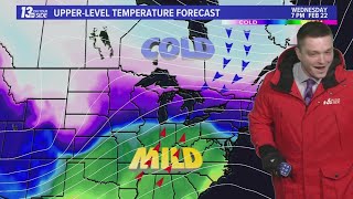 Morning meteorologist gets jump scare on outdoor weather deck