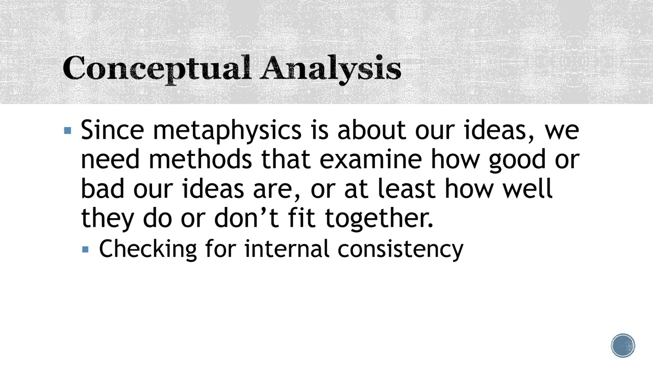 Intro to Metaphysics