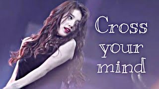 Cross your mind ¦¦ Multifandom