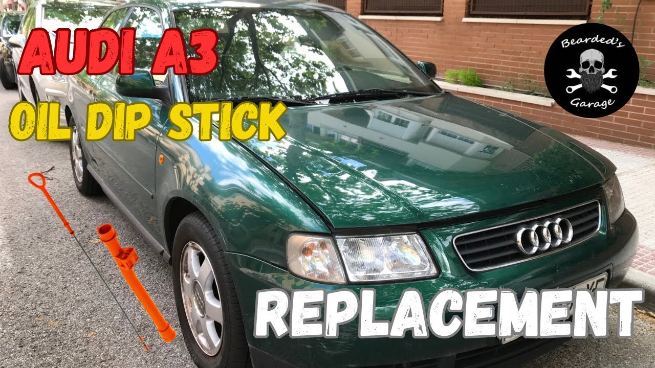 Audi A3 8l oil dipstick guide replace / Cambio guía de varilla de