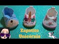 🦄UNICÓRNIO "zapatito" para DULCES 🦄🍬"baby shoes foam"