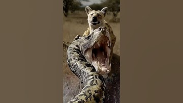 Will The Hyena Catch The Python?