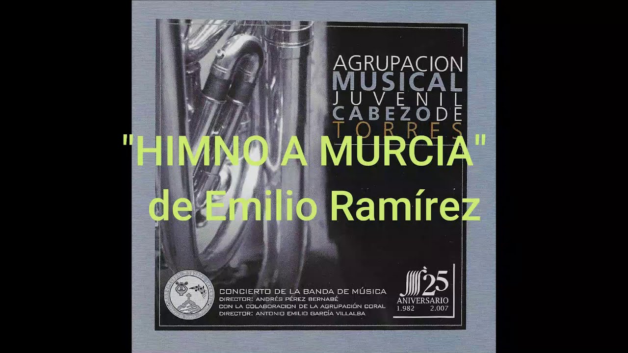 SUBTITULADO "HIMNO A MURCIA"  de Emilio Ramírez, letra Pedro Jara Carrillo