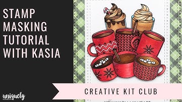 Stamp Masking Tutorial - How to create layers & depth with stamps