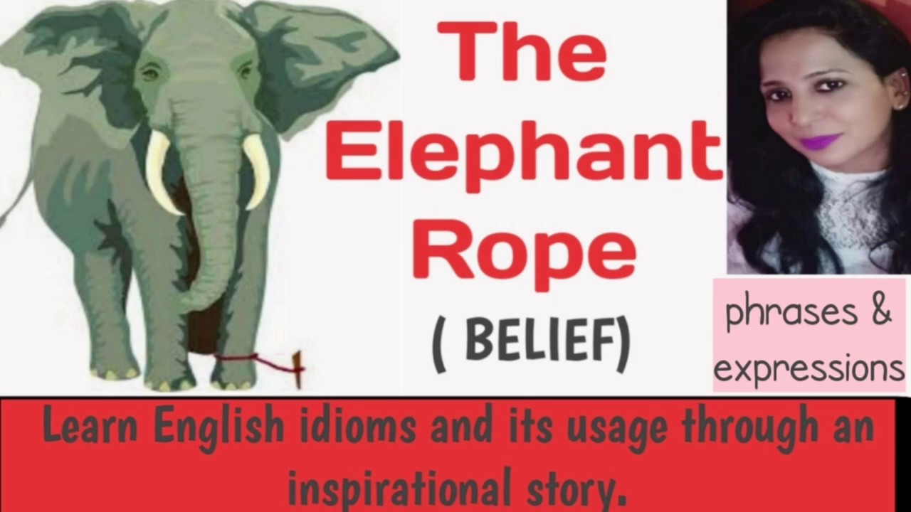 The Elephant and the rope story : Learn English idioms through story ...