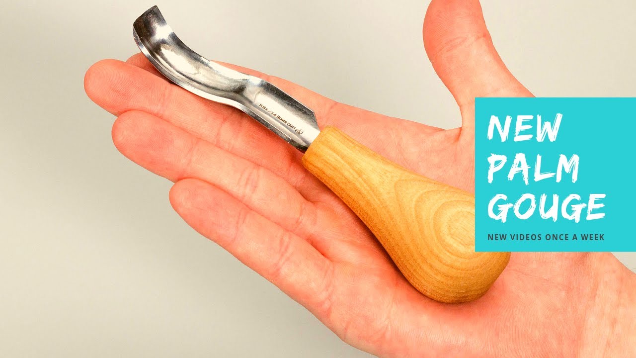 BeaverCraft Palm Size Gouge P8a/14 - How it works? - YouTube