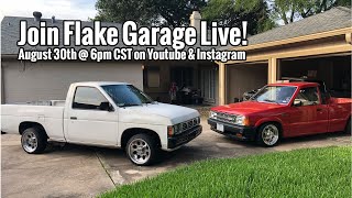 First Flake Garage Live Stream - Let&#39;s Talk Cars