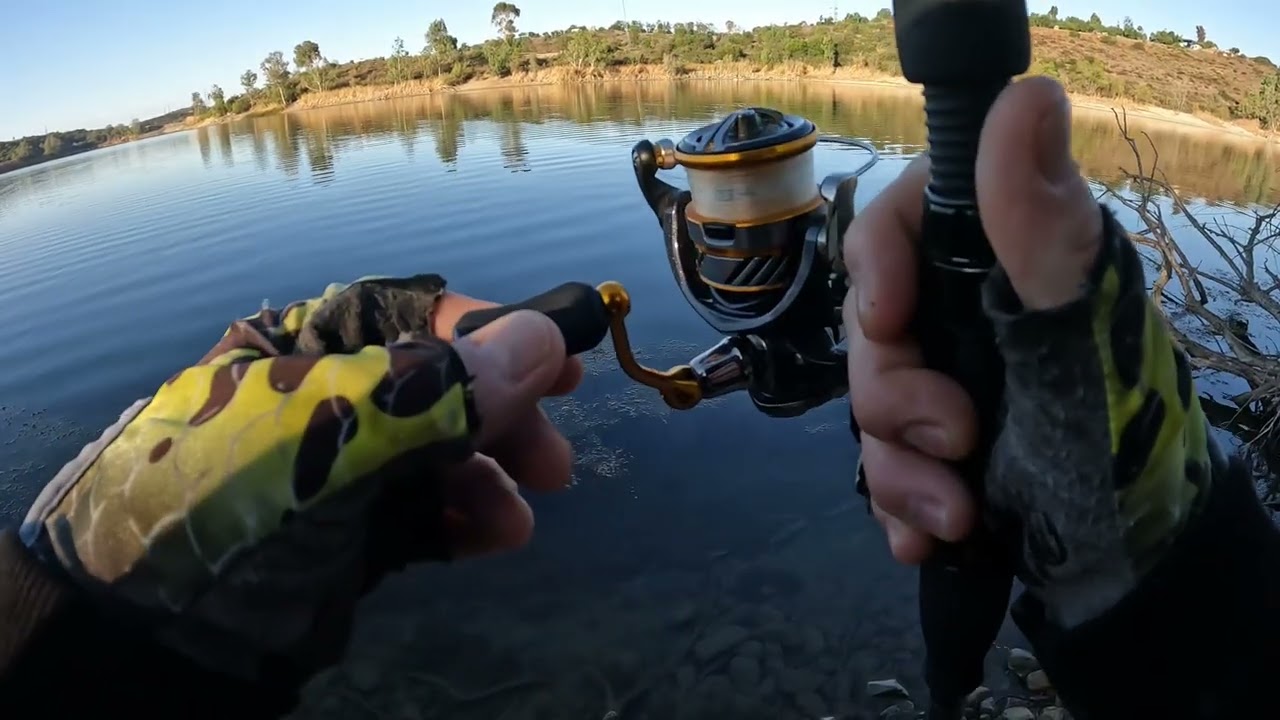 Fall bass fishing at lake Jennings with drop shot #sandiegofishing #bassfishing #fallfishing