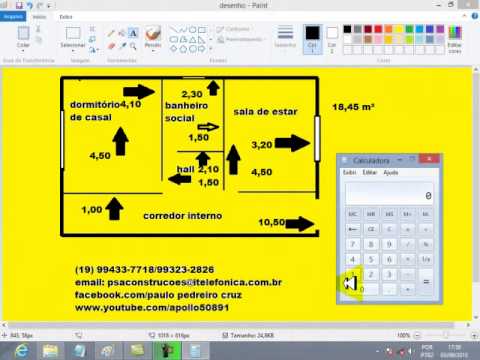 Vídeo: Como procuro a metragem quadrada da minha casa?