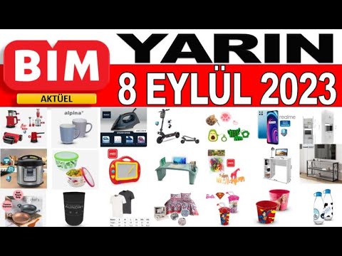 BİM YARIN | BİM 8 EYLÜL 2023 KATALOĞU | AKTÜEL ÜRÜNLER BU CUMA NELER GELİYOR