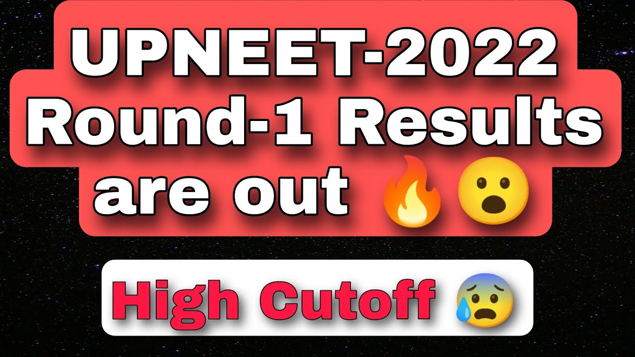 UPNEET-2021 Results Are Out 😮 High Cutoff 😰