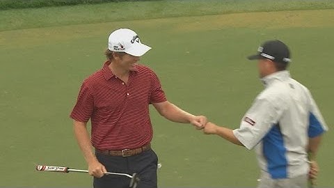 Derek Fathauer’s birdie bomb on No. 15 at Honda