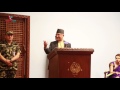  Talking by PM Oli about the construction of Pokhara International Airport - 