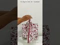 DIY Handmade Tote bag collection / Eco friendly bag making / how to make Tote bag at home | #shorts