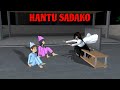 Yuta dan mio dikejar hantu sadako keluar dari tv  sakura school simulator