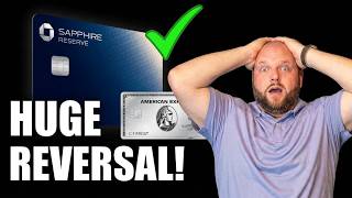 Chase Forced To Backtrack After HUGE Sapphire Credit Card Nerf