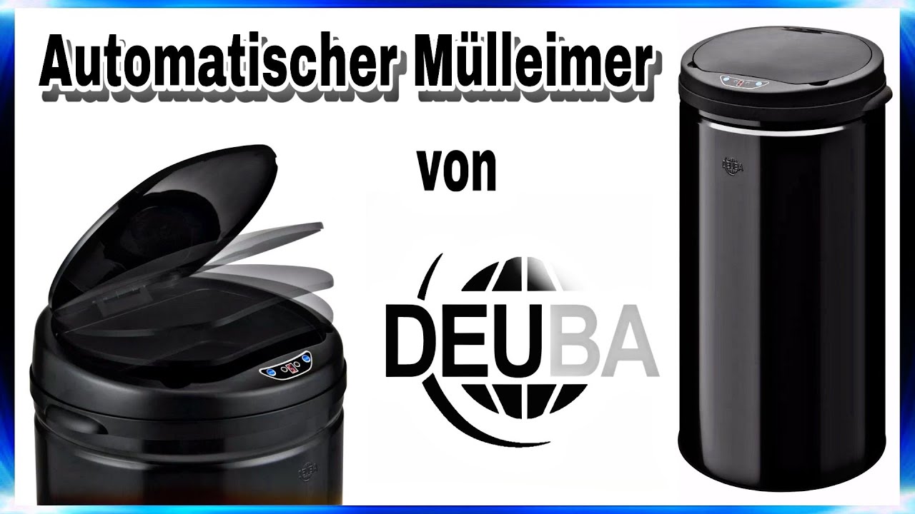 AUTOMATISCHER Sensor Mülleimer 56L von DEUBA, Test & Review, 4K Ultra HD