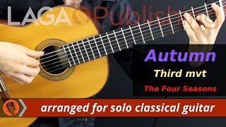 The Four Seasons, Autumn, 3rd mvt, A.Vivaldi (solo classical guitar arrangement by Emre Sabuncuoglu) chords