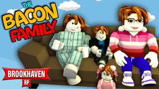 ROBLOX Brookhaven 🏡RP - FUNNY MOMENTS (BACON FAMILY)