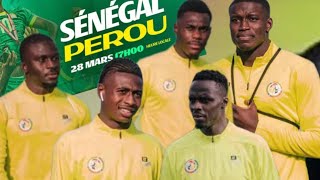 Sénégal Vs Pérou Mouhamed Diakhon Et Nobel Mendy En Rythme Avec Le Groupe