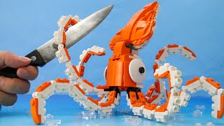 I Built A World's Most Giant LEGO SQUID  and Eat it