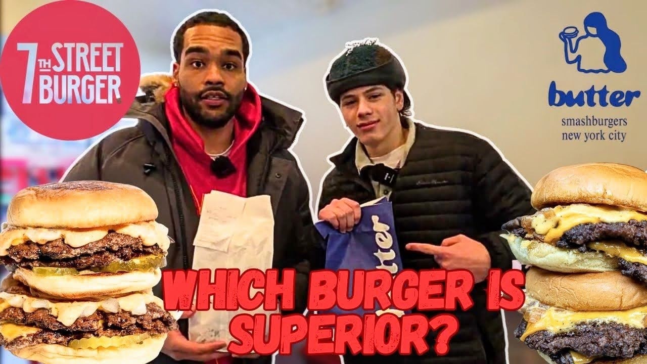 My Alaskan Friend Tries 2 of NYC's TOP Burgers!