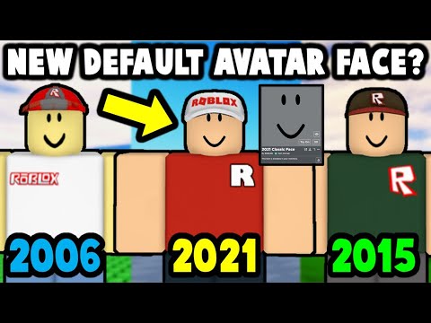There is a new default avatar face? (ROBLOX) - YouTube