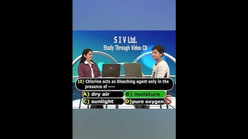 Chlorine IIT Questions NO 10 ( X Class)