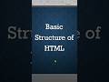 HTML Structure Explained | Basic Structure of an HTML Document | Beginners Tutorial