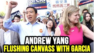 LIVE: Andrew Yang Flushing Canvass w/ Kathryn Garcia | June 21st 2021