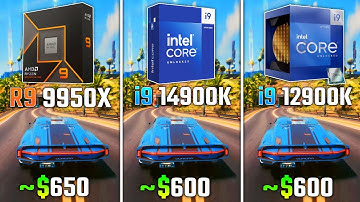 RYZEN 9 9950X vs INTEL i9-14900K vs INTEL i9-12900K | Test in 6 Games