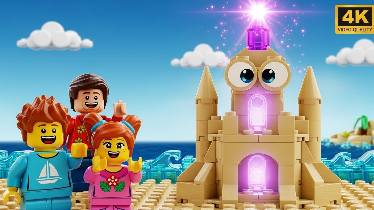 LEGO City Beach Day: Sandcastle Comes to Life! 🏖️🏰