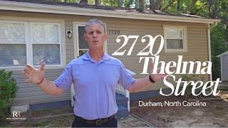 NEWLY RENOVATED HOME FOR SALE | 2720 Thelma St, Durham, NC 27704 | $199,000