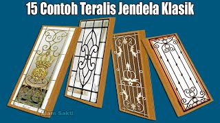 15  Contoh Desain Teralis Jendela Klasik Besi Tempa