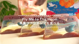【咀嚼音】Fly Me to The Moon 羊羹ファンタジアを食べる【Eating Sounds】
